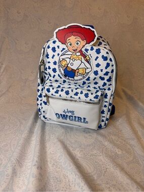 Disney Pixar Toy Story 5 star Jessie Mini Faux Pebbled Leather Backpack
